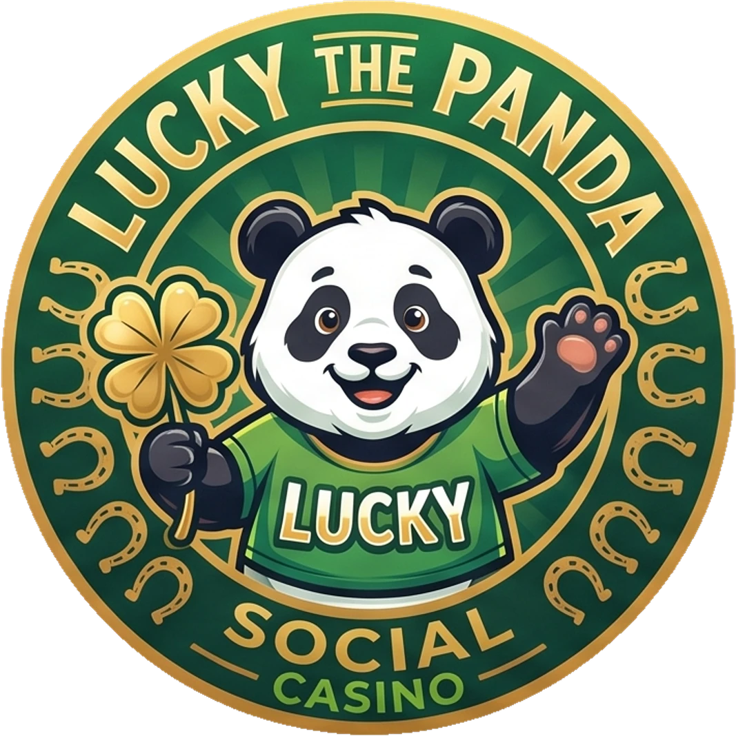 Lucky the Panda — Social Casino badge