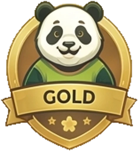 Gold tier badge