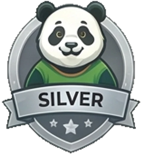 Silver tier badge